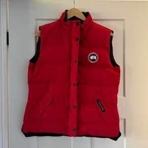 Women’s large, red Canada Goose vest